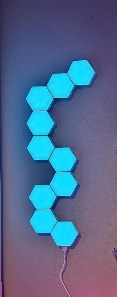 Hexagon game & driehoek game verlichting, Spelcomputers en Games, Spelcomputers | Overige Accessoires, Zo goed als nieuw, Ophalen