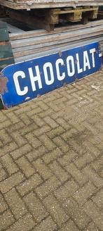 emaille reclame bord chocolat, Ophalen