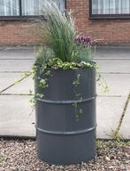 Olievat bbq plantenbak vuurton, Ophalen of Verzenden, Zo goed als nieuw, Rond, Minder dan 60 cm