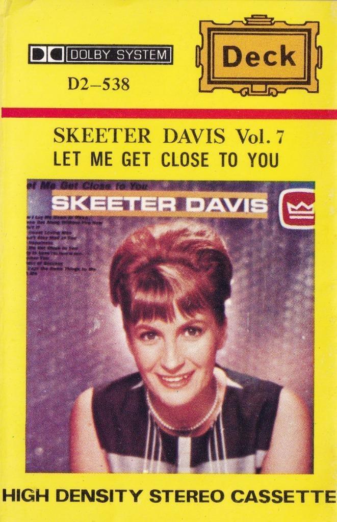 Cassettebandje Skeeter Davis - Vol. 7 (Let Me Get Close..), Cd's en Dvd's, Cassettebandjes, Gebruikt, Pop, 1 bandje, Verzenden