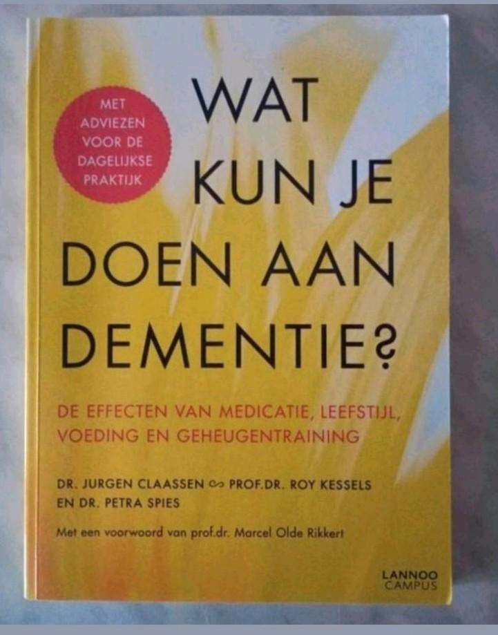 Roy Kessels - Wat kun je doen aan dementie?
Zgan vaste prijs, Boeken, Advies, Hulp en Training, Zo goed als nieuw, Ophalen of Verzenden