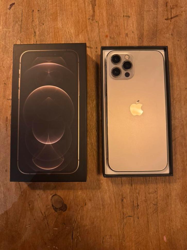 Apple Iphone 12 pro goud 128 GB, Telecommunicatie, Mobiele telefoons | Apple iPhone, Gebruikt, 128 GB, Zonder abonnement, Zonder simlock