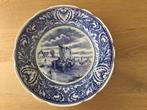 Delfts  Blauw 2 puntgave wandborden, Ophalen of Verzenden