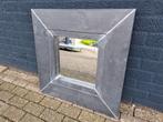 Een zeer grote, zware spiegel in metalen frame, voor de tuin, Ophalen, Zo goed als nieuw, Rechthoekig, Minder dan 100 cm