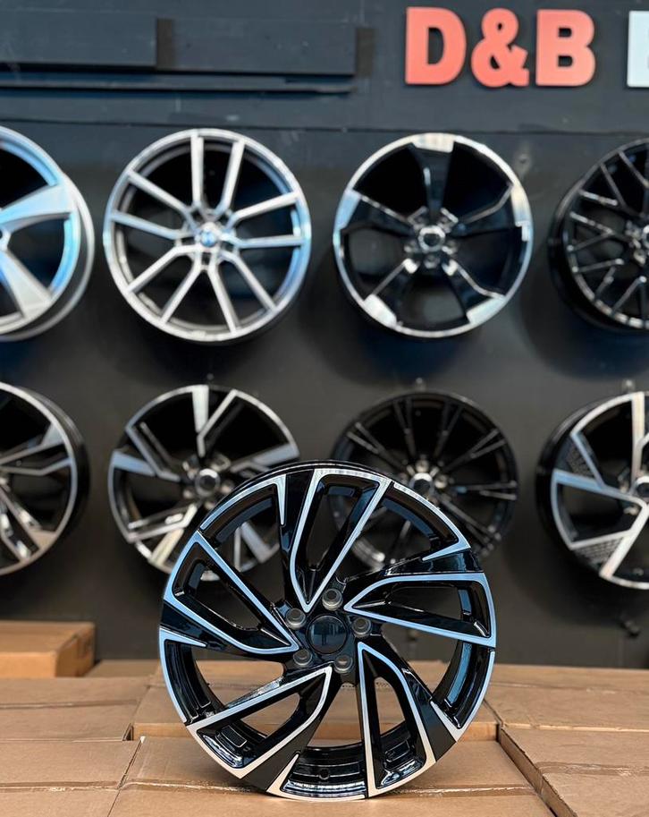 17 inch adelaide look velgen 5x100 Vw polo gti taigo t cross, Auto-onderdelen, Banden en Velgen, Velg(en), Zomerbanden, 17 inch