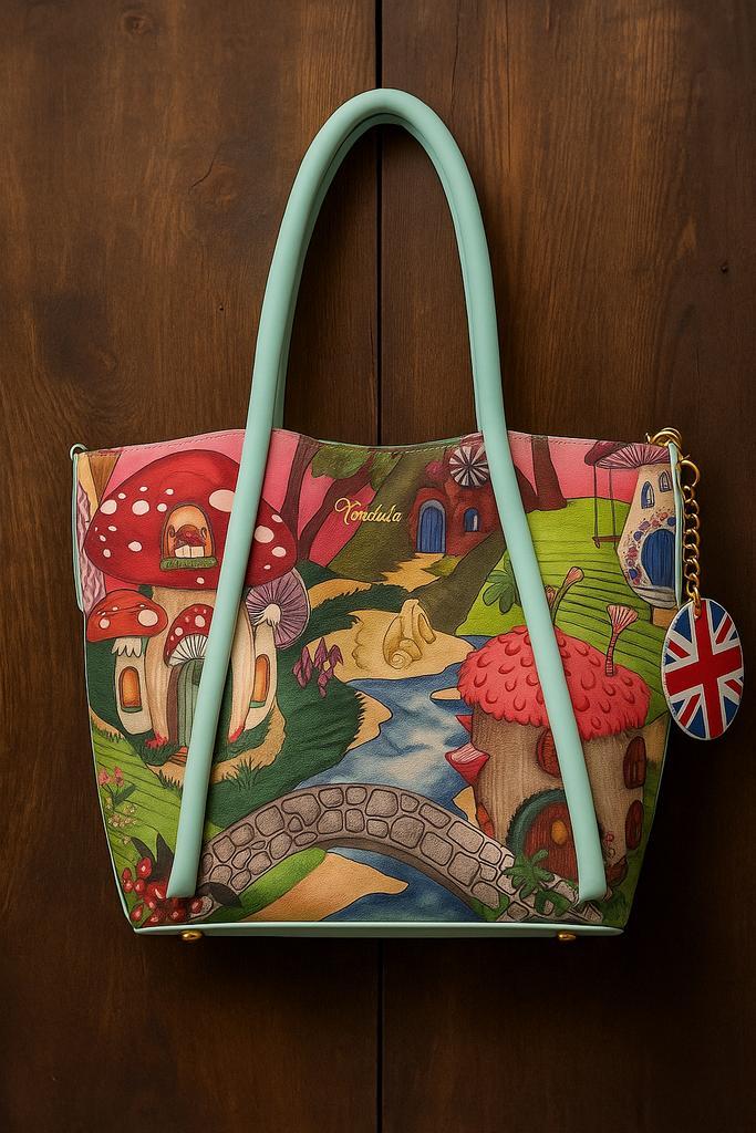 Vendula London Blaire Tote Bag - Fairy Village - Nieuw!, Sieraden, Tassen en Uiterlijk, Tassen | Damestassen, Nieuw, Handtas, Overige kleuren