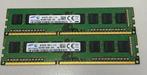 DDR3 kit Samsung 8GB (2x4GB), Computers en Software, RAM geheugen, Desktop, Ophalen of Verzenden, Zo goed als nieuw, DDR3