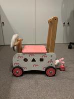 Houten loopkar, Kinderen en Baby's, Ophalen of Verzenden, Gebruikt, Duw- of Trekspeelgoed