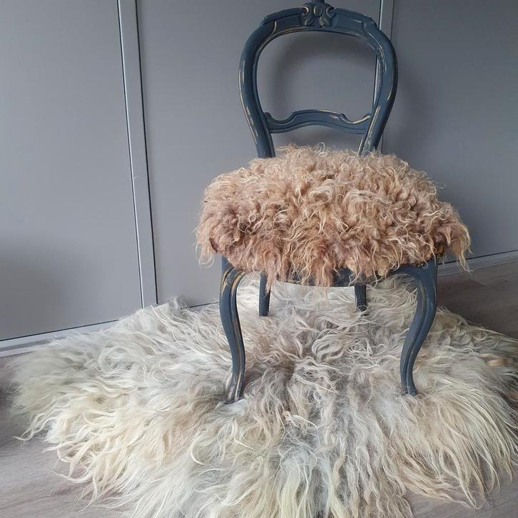 Schapenvachtjes krukvachtje deco stoer diervriendelijk, Huis en Inrichting, Woonaccessoires | Plaids en Woondekens, Nieuw, Ophalen of Verzenden