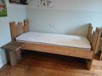 Steigerhouten Bed - Stoer en Uniek!, 85 tot 100 cm, Zo goed als nieuw, 180 cm of meer, Ophalen
