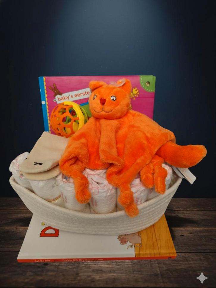 Prachtig Dikkie Dik Kraampakket / Cadeaumand – Nieuw!, Kinderen en Baby's, Kraamcadeaus en Geboorteborden, Nieuw, Ophalen of Verzenden