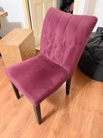 Designer eetkamerstoelen velours Chesterfield-stijl, Huis en Inrichting, Stoelen, Ophalen, Zo goed als nieuw, Overige kleuren