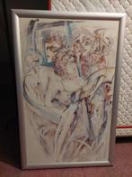 wissellijst, aluminium 85x58, Ophalen, Metaal of Aluminium, Zo goed als nieuw, 75 cm of meer