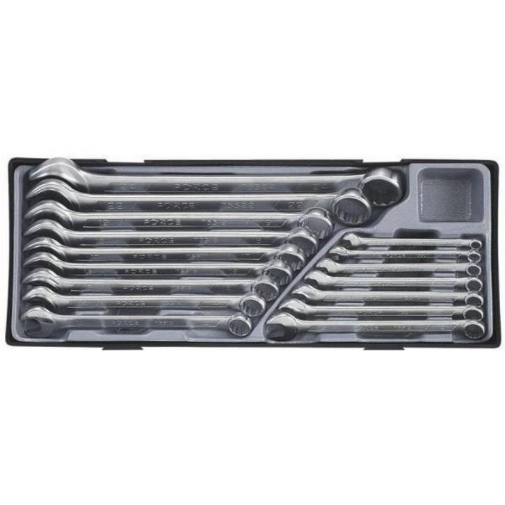 Steekringsleutelset 16 delig 6 t/m 24 mm force, Auto diversen, Autogereedschap, Nieuw, Ophalen of Verzenden