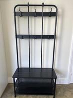 IKEA PINNING Kapstok - Zwart - 190cm, Huis en Inrichting, Woonaccessoires | Kapstokken, Ophalen, Zo goed als nieuw, Metaal, Staande kapstok