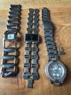 3 Dameshorloges - Memphis, Esprit, Guess (Batterij Nodig), Sieraden, Tassen en Uiterlijk, Gebruikt, Staal, Guess, Polshorloge