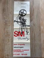 Affiche Stedelijk Museum Jean Tinguely Wim Crouwel, Ophalen of Verzenden