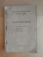 KNIL - Zakwoordenboek Nederlandsch Maleisch Engelsch 1945, Boeken, Gelezen, Overige uitgevers, Ophalen of Verzenden, Overige talen
