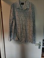 C&A Heren Hemd XXL - Bloemenprint, Wit, Zo goed als nieuw, Overige halswijdtes, C&A