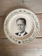 Wandbord sierbord. Koning Boudewijn / Baudouin Belgie. 1993, Verzamelen, Koninklijk Huis en Royalty, Ophalen, Zo goed als nieuw