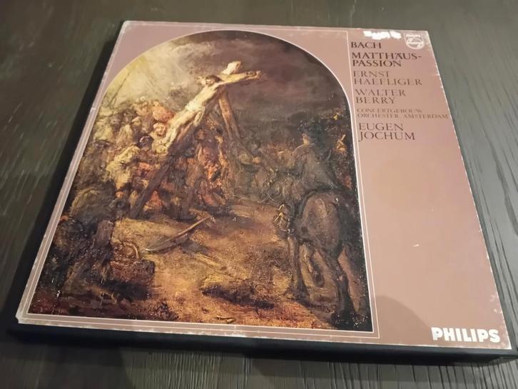 Bach - Matthäus-Passion - 4LP Box - Eugen Jochum, Cd's en Dvd's, Vinyl | Klassiek, Ophalen of Verzenden