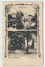 x03101 groeten uit tegelen 2 luik holtmuhle venloseweg, Verzenden, Voor 1920, Gelopen, Limburg