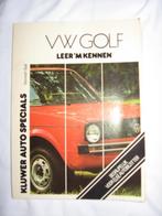 Vraagbaak kluwer VOLKSWAGEN GOLF Z08 Extra L,-GL ,-S,- LS,-, Ophalen of Verzenden