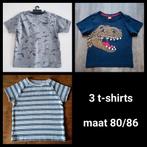 Bundel van 3 leuke t-shirts, draagmaat 80/86, Ophalen of Verzenden, Zo goed als nieuw, Jongetje, Shirtje of Longsleeve