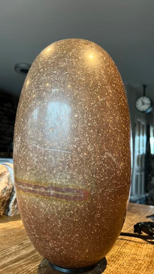 Grote Shiva Lingam steen ruim 15kg, Verzamelen, Mineralen en Fossielen, Mineraal, Ophalen