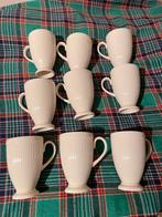 Wedgwood WINDSOR bekers mokken op voet 9 stuks, Ophalen of Verzenden, Porselein, Wedgwood, Kop(pen) en/of Schotel(s)