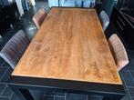 Eethoek Mango Hout, Huis en Inrichting, Tafels | Eettafels, Ophalen, Gebruikt, 50 tot 100 cm, 150 tot 200 cm