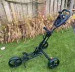 Track golftrolley inklapbaar lichtgewicht, Sport en Fitness, Golf, Ophalen of Verzenden, Gebruikt, Golfkar