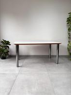 Vintage Pastoe Eettafel Jan des Bouvrie Jaren 70, Gebruikt, 100 tot 150 cm, 50 tot 100 cm, Metaal