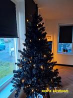 Zwarte kunstkerstboom, Diversen, Kerst, Ophalen of Verzenden, Gebruikt