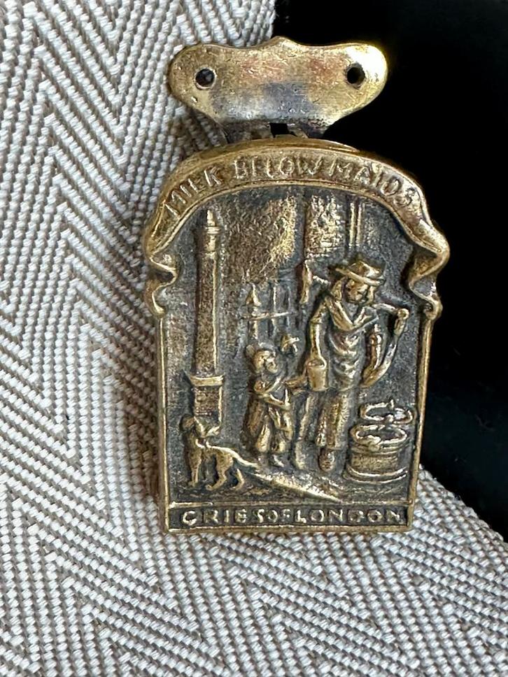 Antieke Koperen Deurklopper "Cries of London", Antiek en Kunst, Antiek | Overige Antiek, Ophalen of Verzenden