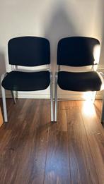 Stoelen / vergaderstoel / kantoorstoel, Ophalen, Zo goed als nieuw, Zwart, Twee
