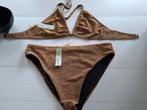 Asos bikini, goud, zwart, top 85F, broek 46!, Ophalen of Verzenden, Nieuw, Zwart, Bikini