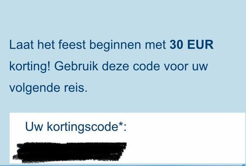 KLM kortingscode €30 Air France Delta Airlines voucher, Tickets en Kaartjes, Kortingen en Cadeaubonnen, Eén persoon, Overige typen