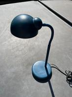 Vintage blauwe bureaulamp Seventies design, Ophalen of Verzenden, Gebruikt, Metaal, Minder dan 50 cm