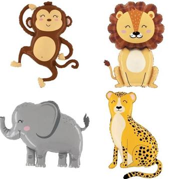 Jungle Animals folie ballonnen set XL beschikbaar voor biedingen