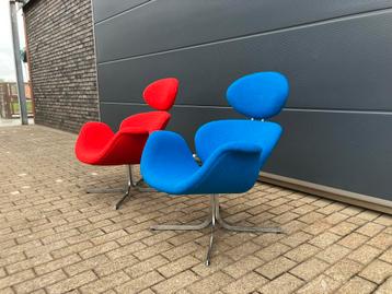 2 Artifort Big Tulip 1e editie 1958 Pierre Paulin NIEUWSTAAT beschikbaar voor biedingen