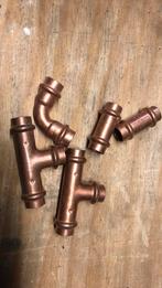 Viega perskoppelingen 15mm T, bocht, koppel, Doe-het-zelf en Verbouw, Ophalen, Bochten, Pvc, Zo goed als nieuw