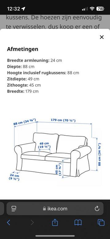 IKEA EKTORP bank en voetenbank - afbeelding 6