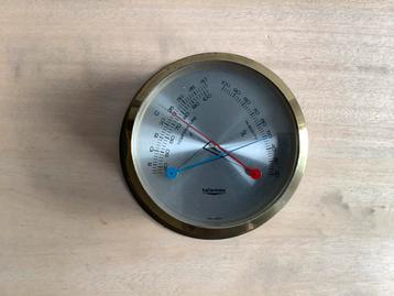 Talamex Comfort meter temperatuur hygrometer messing nautic beschikbaar voor biedingen