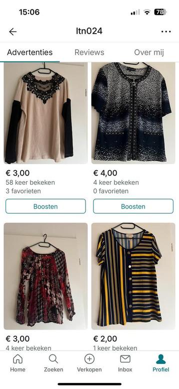 Kledingpakket dames XL - 42 beschikbaar voor biedingen