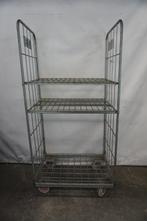 Transportwagen rolcontrainer transportkar magazijnkar, Doe-het-zelf en Verbouw, Transportwagens, Niet ingevuld, Gebruikt, Transportkar