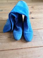 Hoge suède laars "Piazza Toscana" mt.37, Kleding | Dames, Piazza Toscana, Hoge laarzen, Blauw, Ophalen of Verzenden