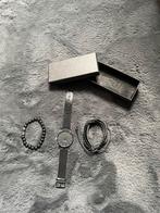 Accessoires: 2 armbanden en 1 horloge set, Overige merken, Overige materialen, Polshorloge, Overige materialen