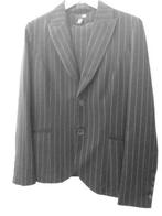 Zwart krijtstreep damespak, maat 40, Kleding | Dames, Jasjes, Kostuums en Pakken, Maat 38/40 (M), H&M, Kostuum of Pak, Zwart