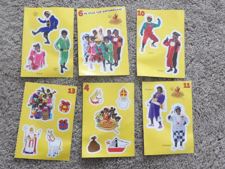 NIEUW 6 verschillende stikkervellen VAN SINTERKLAAS EN PIET, Diversen, Sinterklaas, Nieuw, Ophalen of Verzenden